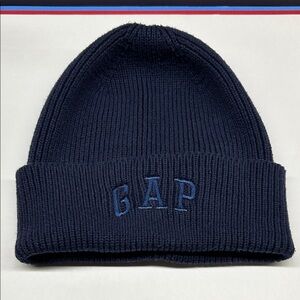 GAP Dark Blue Ribbed Beanie